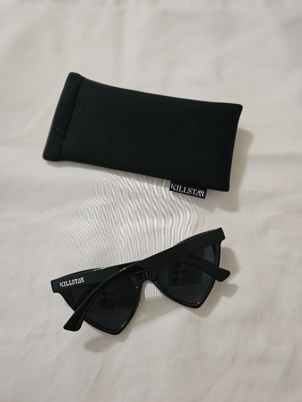 Killstar Bat an Eye Black Gothic Sunglasses - Picture 6 of 7